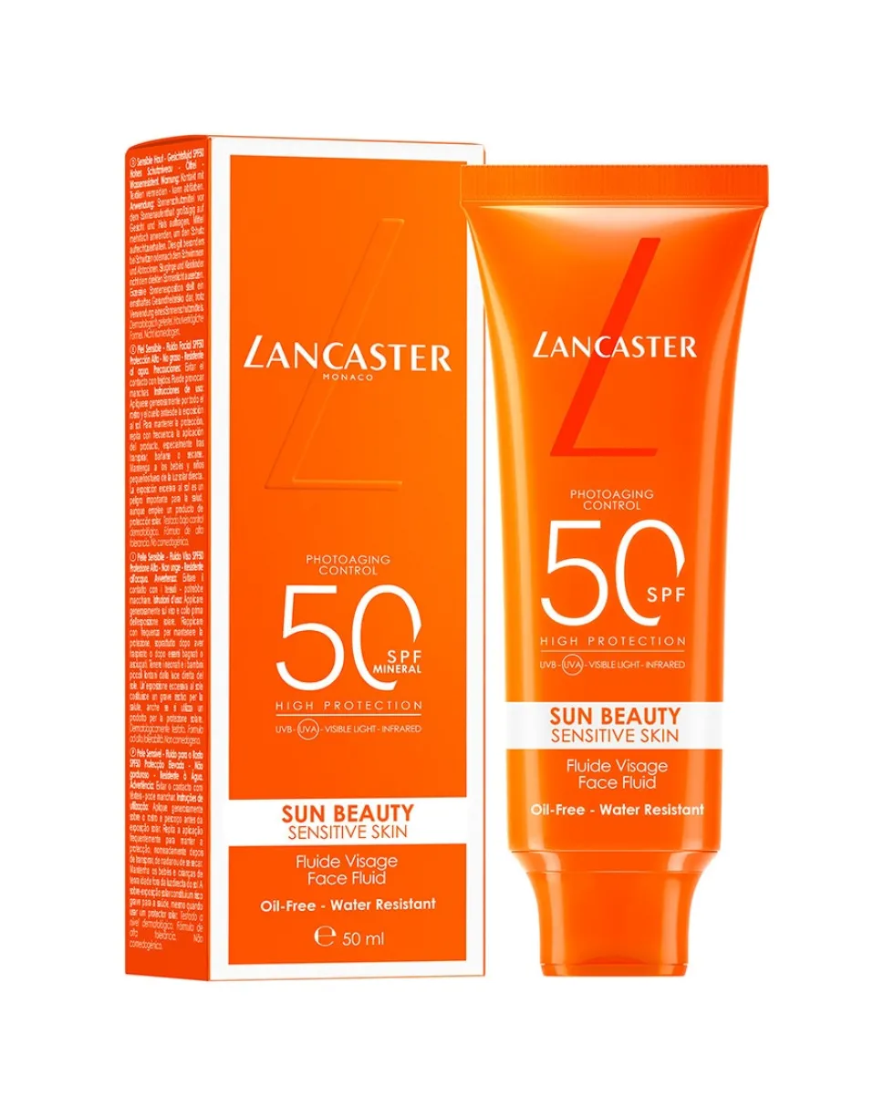 lancaster sun beauty Sensitive Skin Face Fluid SPF50