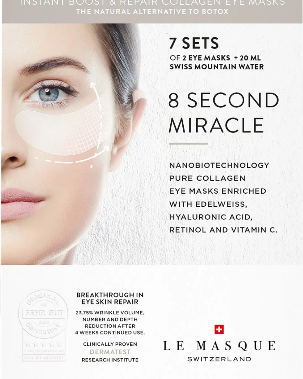 le masque switzerland le masque switzerland Instant boost & repair collageen oogmasker