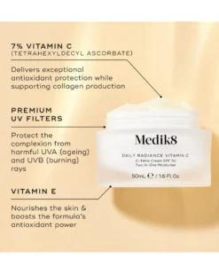 medik8 daily radiance vitamin c C-Tetra Cream SPF 30