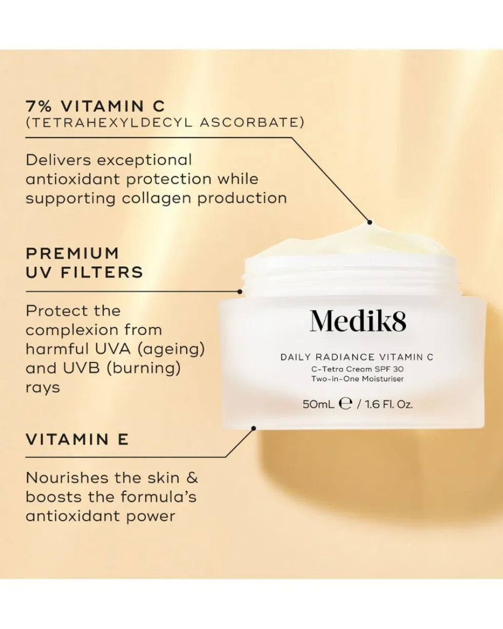 medik8 daily radiance vitamin c C-Tetra Cream SPF 30