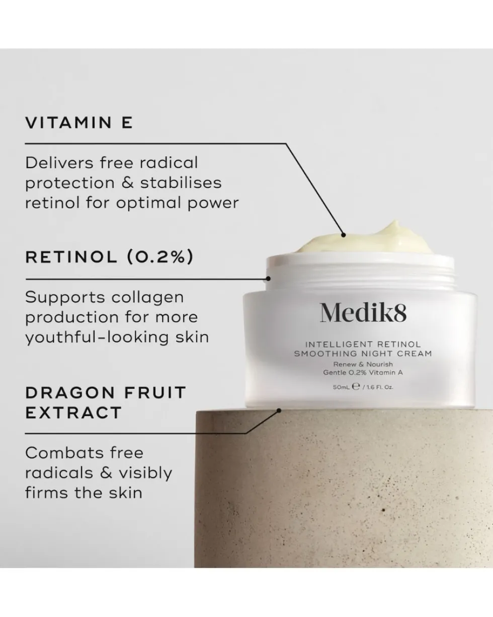 medik8 intelligent retinol smoothing night cream Renew & Nourish Smoothing Night Cream