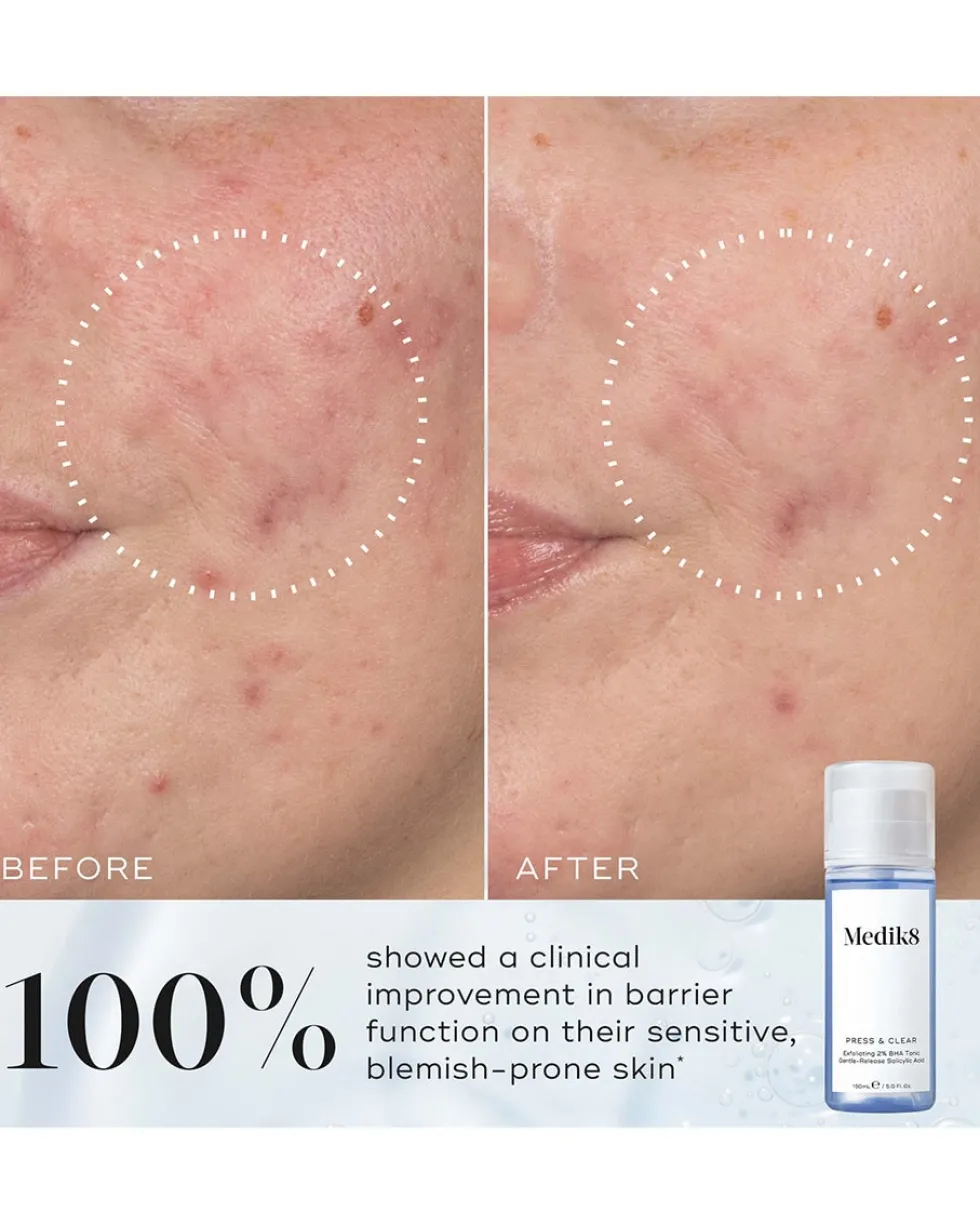 medik8 press and clear refill Exfoliating 2% BHA Tonic Gentle-Release Salicylic Acid