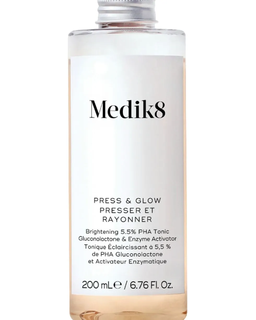 medik8 press and glow refill Daily Exfoliating PHA Tonic With Enzyme Activator