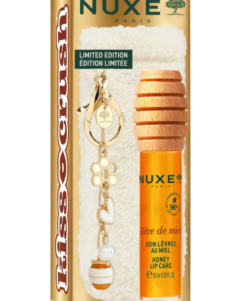 nuxe rêve de miel Gouden lippenverzorging met honing met lipcase en charms