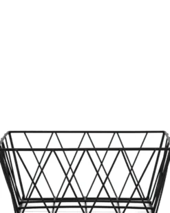only you basket WIRE BASKET ZWART