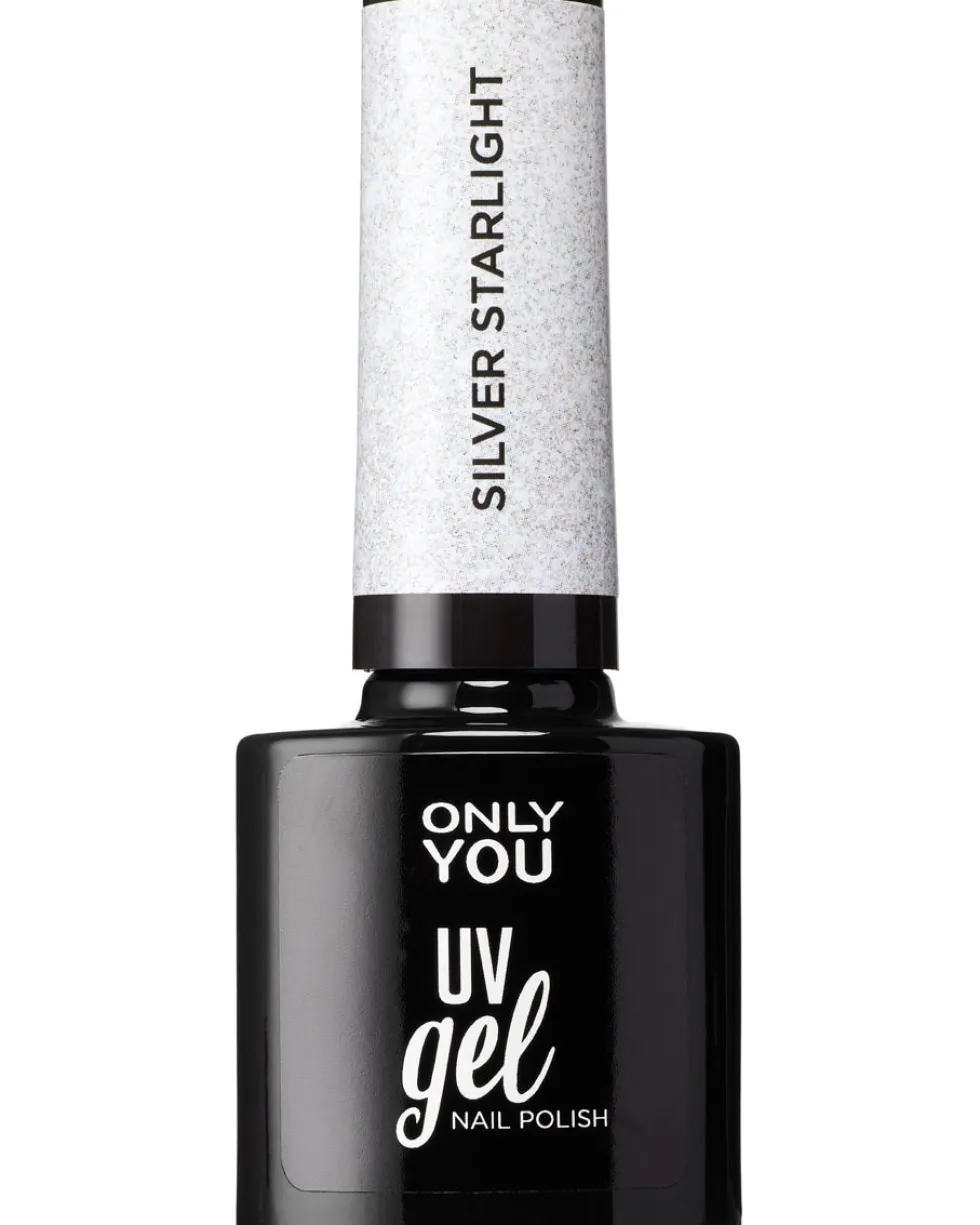 only you winter collection Uv Gel Nail Polish - Silver Starlight