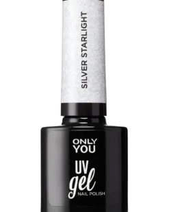 only you winter collection Uv Gel Nail Polish - Silver Starlight