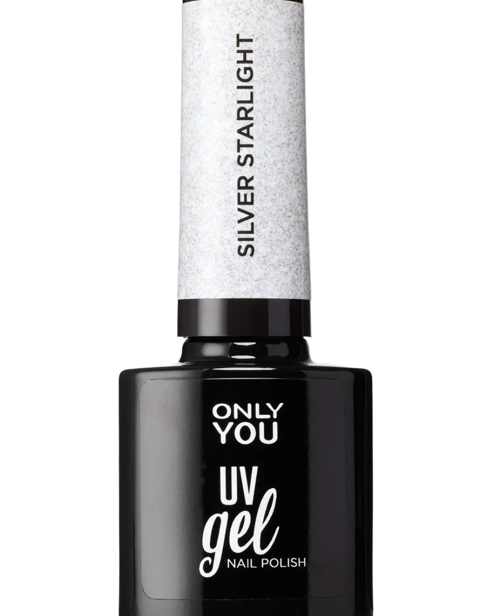 only you winter collection Uv Gel Nail Polish - Silver Starlight