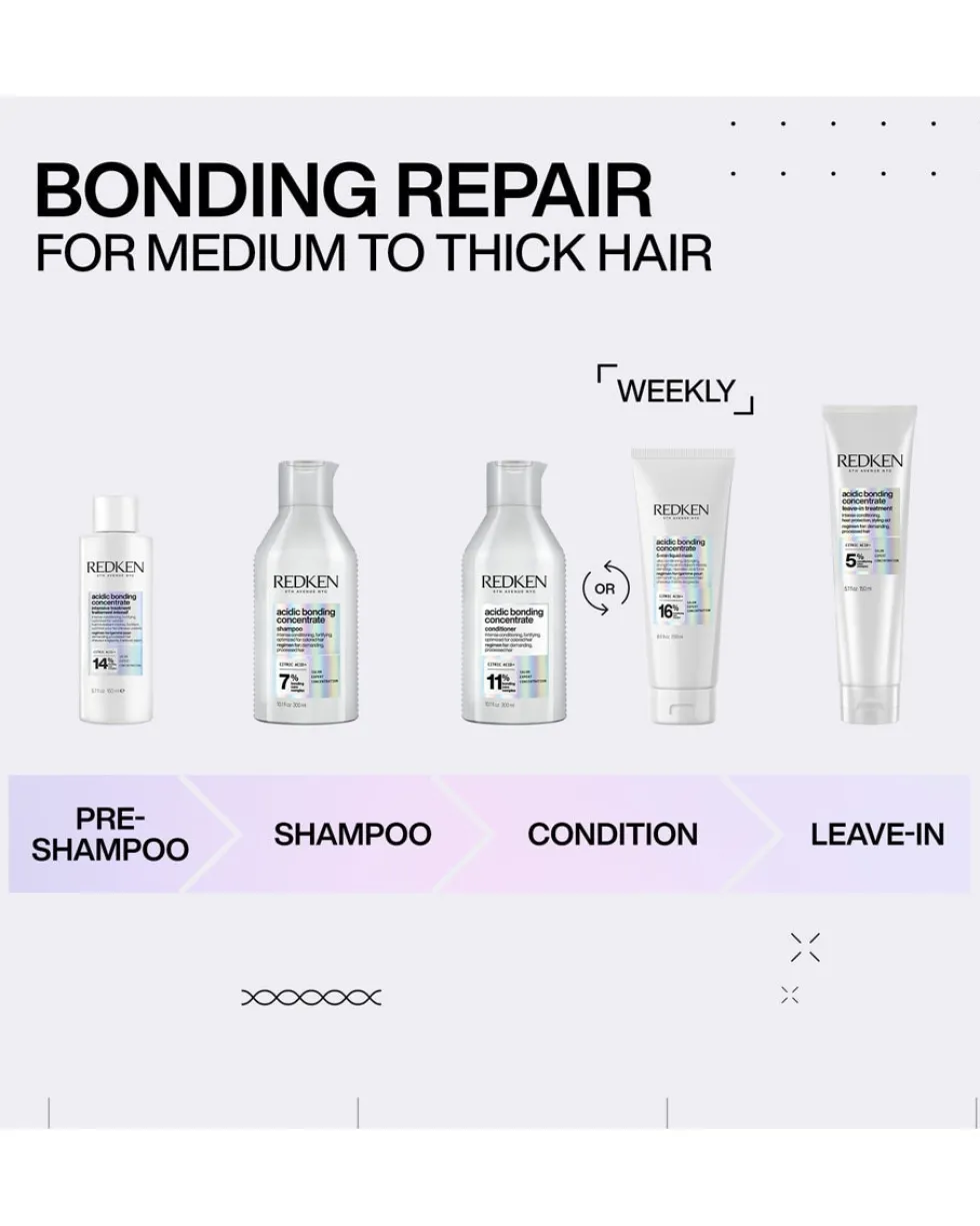 redken acidic bonding concentrate 5-min liquid haarmasker - bonding verzorging
