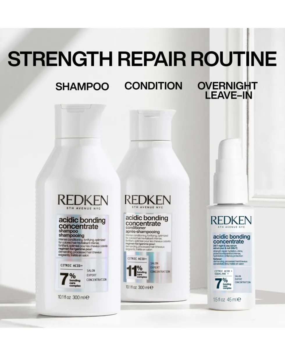 redken acidic bonding concentrate 24/7 night & day serum - voor beschadigd haar