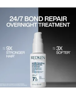 redken acidic bonding concentrate 24/7 night & day serum - voor beschadigd haar