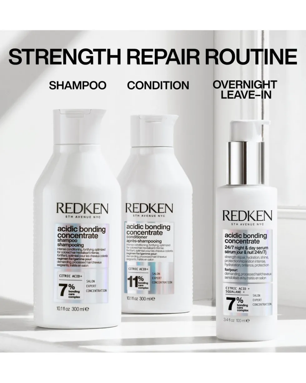 redken acidic bonding concentrate 24/7 night & day serum - voor beschadigd haar