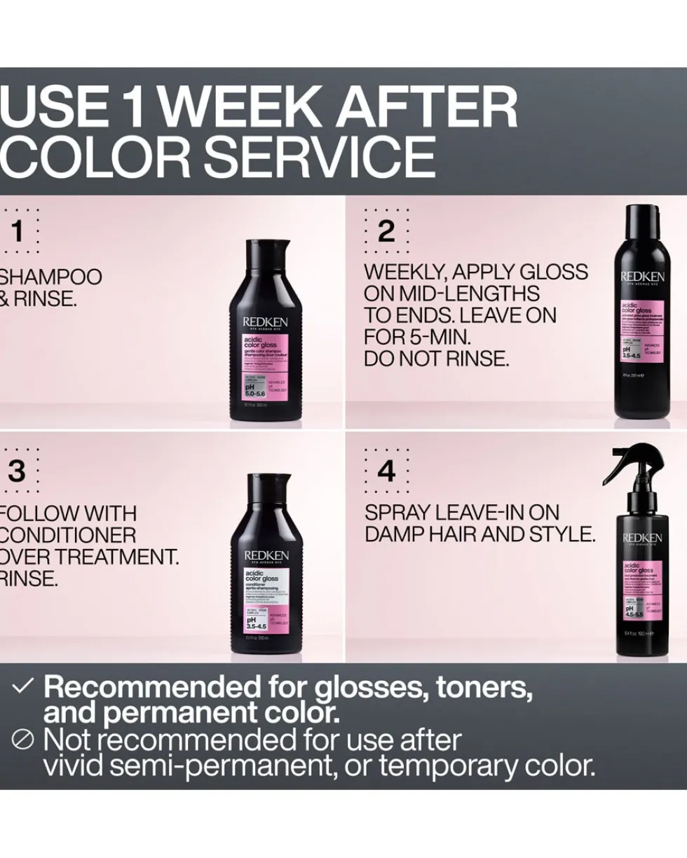 redken acidic color gloss Leave-in hittebeschermer - voor glanzend gekleurd haar