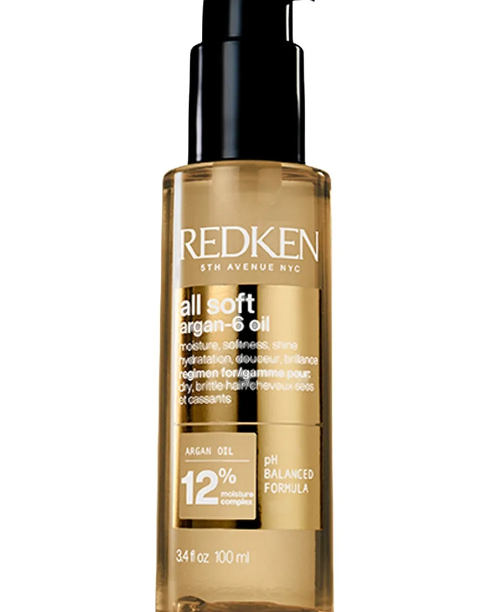 redken all soft argan-6 oil Leave-in haarolie - voor droog en broos haar