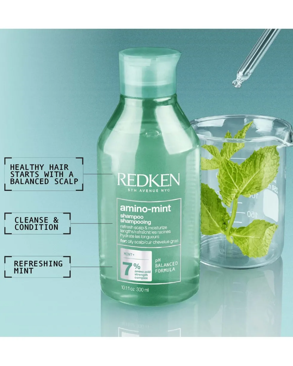 redken amino mint Shampoo - verfrist & hydrateert