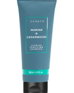 scento marine & cedarwood tonifiërende shampoo