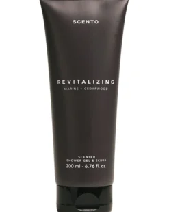 scento revitalizing Geparfumeerde douchegel & scrub Marine en cederhout