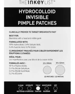 the inkey list pimple patch Hydrocolloïde pleisters voor onzichtbare puistjes