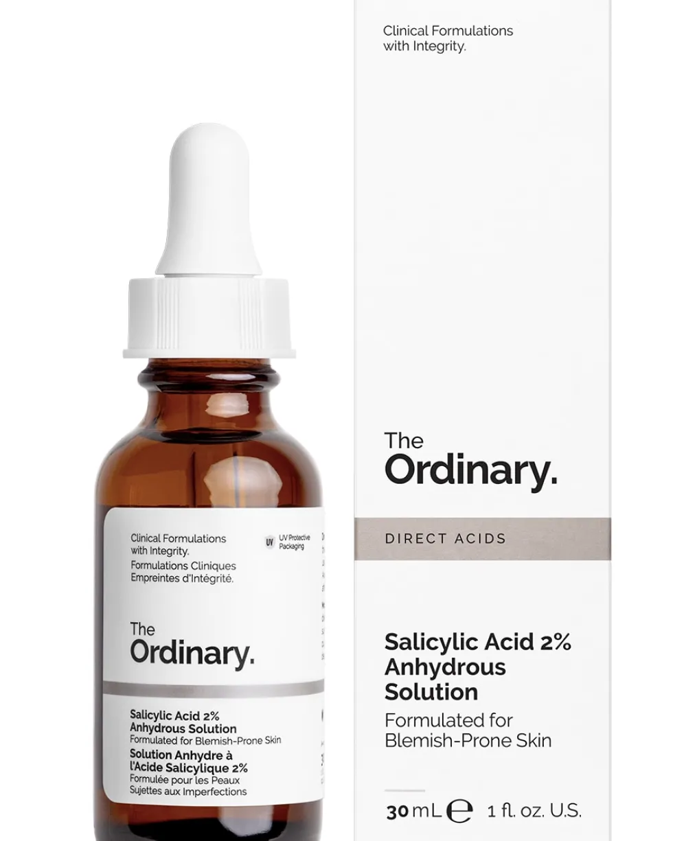 the ordinary direct acids SALICYLIC ACID 2% ANHYDROUS SOLUTION
